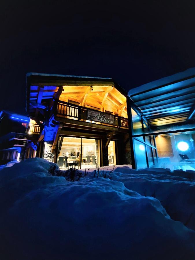 Hotel Alpina モルジヌ エクステリア 写真