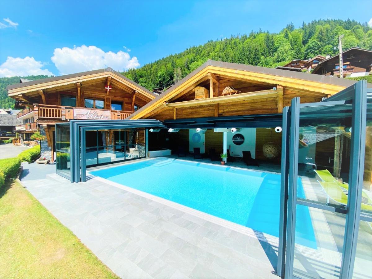 Hotel Alpina モルジヌ エクステリア 写真